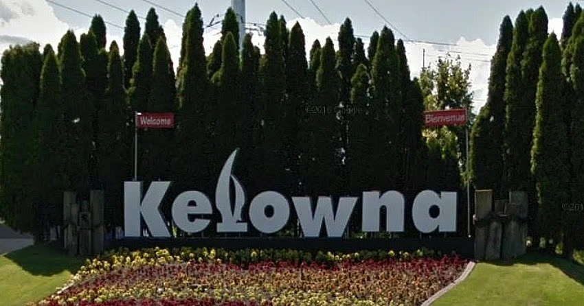 kelowna bc sign